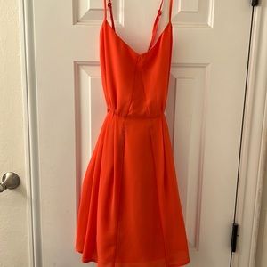 Jack orange mini dress size 0